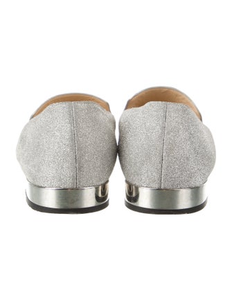 Jimmy Choo Glitter Glitter Accents Loafers