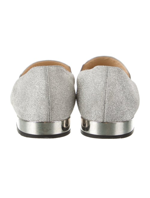 Jimmy Choo Glitter Glitter Accents Loafers