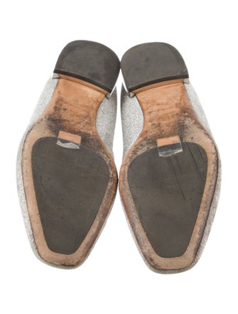 Jimmy Choo Glitter Glitter Accents Loafers