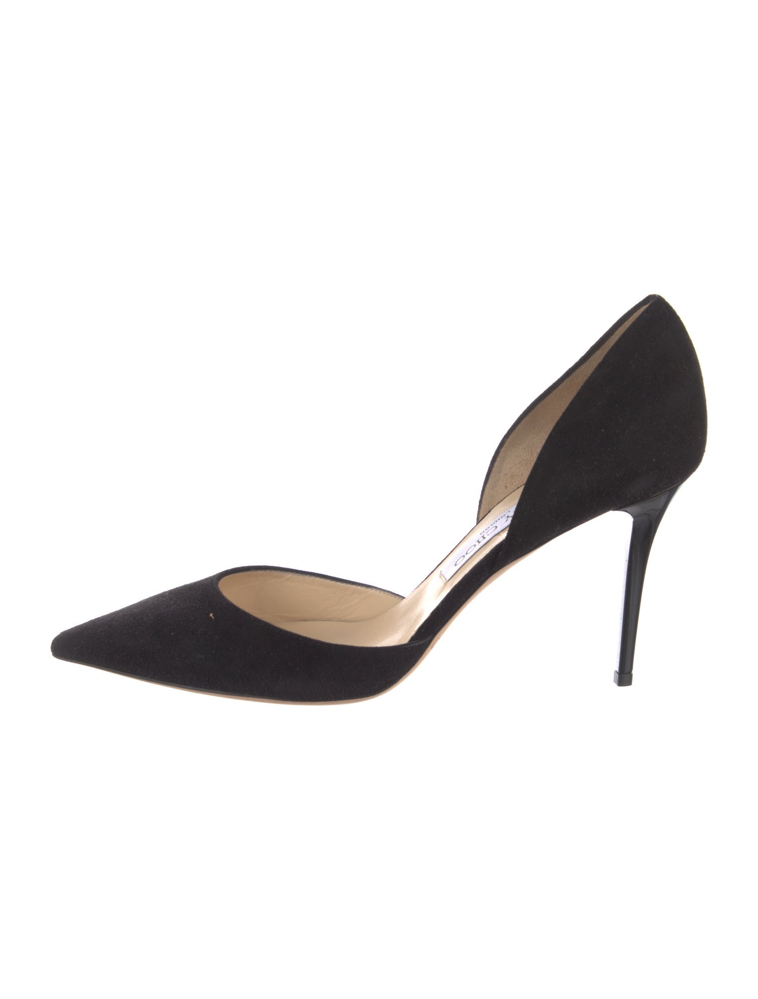 Jimmy Choo Suede D'Orsay Pumps