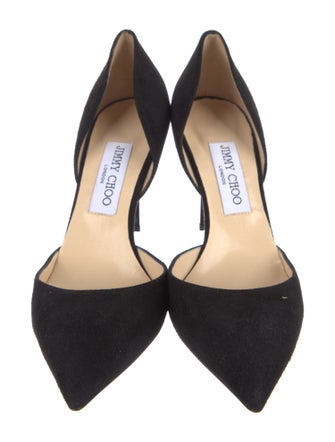 Jimmy Choo Suede D'Orsay Pumps