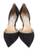Jimmy Choo Suede D'Orsay Pumps
