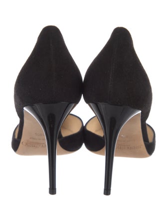 Jimmy Choo Suede D'Orsay Pumps