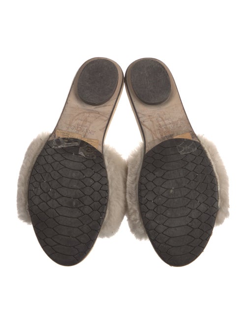Jimmy Choo Shearling Slides