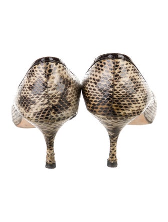Jimmy Choo Snakeskin Animal Print Pumps