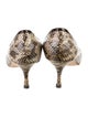 Jimmy Choo Snakeskin Animal Print Pumps
