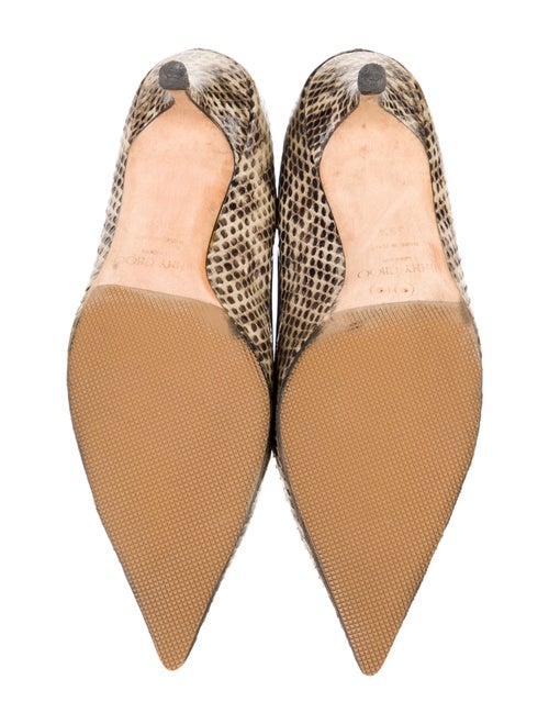 Jimmy Choo Snakeskin Animal Print Pumps
