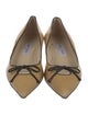 Jimmy Choo Patent Leather Bow Accents Pumps