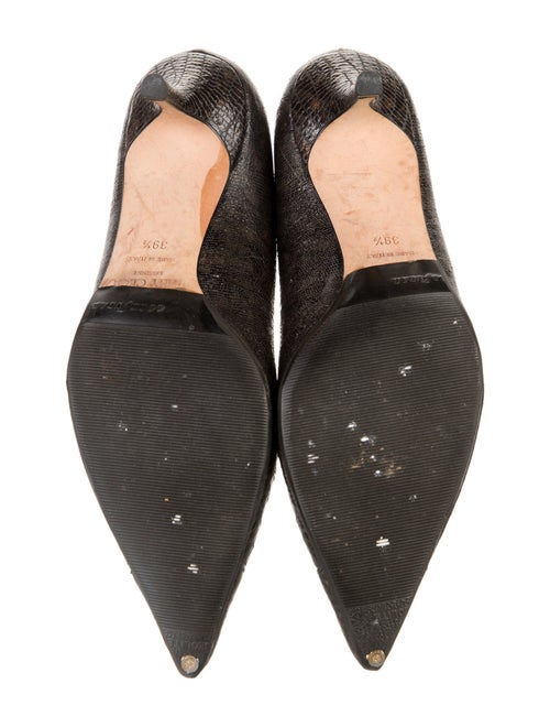 Jimmy Choo Embossed Leather Pumps