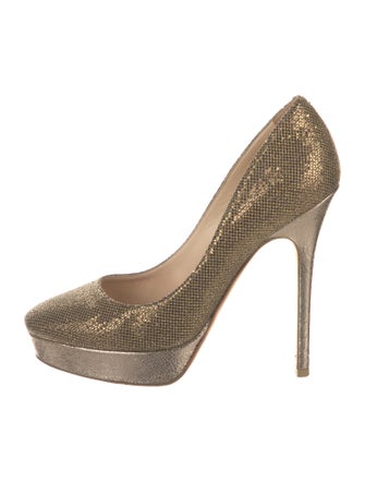 Jimmy Choo Glitter Pumps