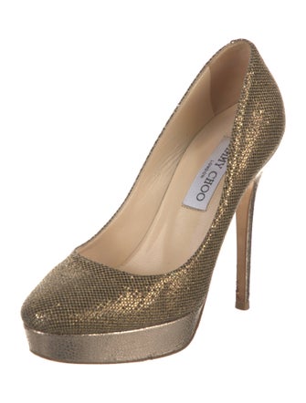 Jimmy Choo Glitter Pumps
