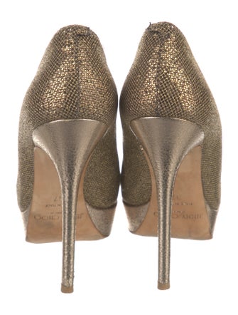 Jimmy Choo Glitter Pumps