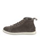 Jimmy Choo Suede Studded Accents Sneakers