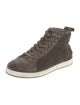 Jimmy Choo Suede Studded Accents Sneakers