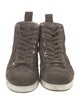 Jimmy Choo Suede Studded Accents Sneakers