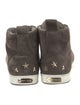 Jimmy Choo Suede Studded Accents Sneakers