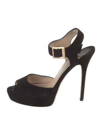 Jimmy Choo Suede Slingback Sandals