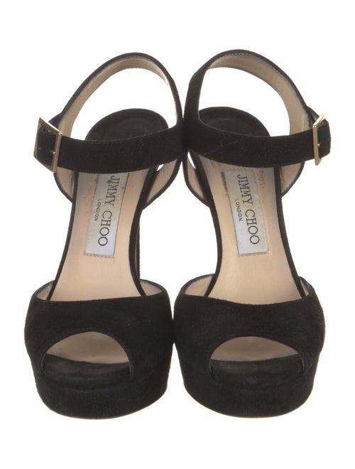Jimmy Choo Suede Slingback Sandals