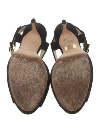 Jimmy Choo Suede Slingback Sandals