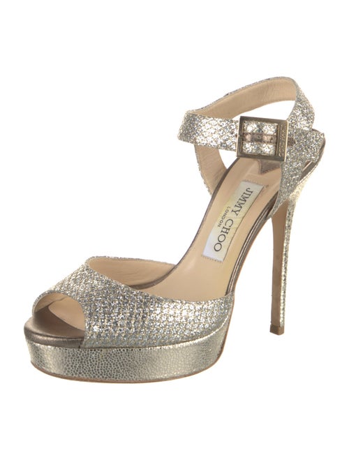 Jimmy Choo Glitter D'Orsay Pumps