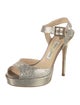 Jimmy Choo Glitter D'Orsay Pumps