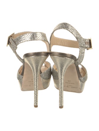 Jimmy Choo Glitter D'Orsay Pumps