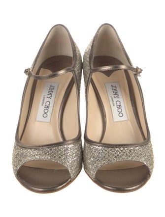 Jimmy Choo Glitter Pumps