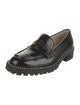 Jimmy Choo Patent Leather Crystal Embellishments Loafers