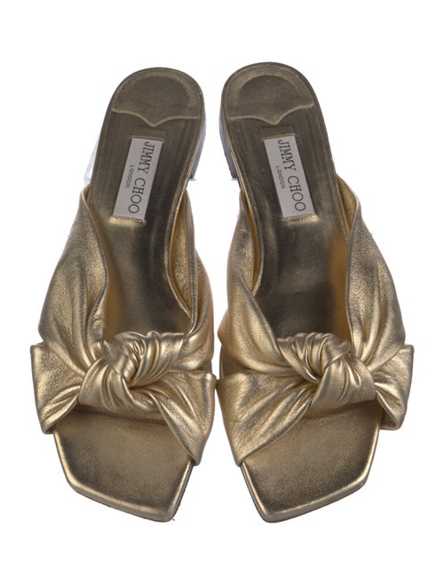 Jimmy Choo Leather Slides