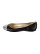 Jimmy Choo Leather Crystal Embellishments Ballet Flats
