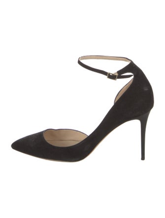 Jimmy Choo Suede D'Orsay Pumps
