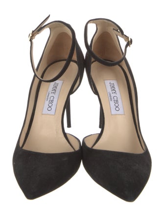 Jimmy Choo Suede D'Orsay Pumps