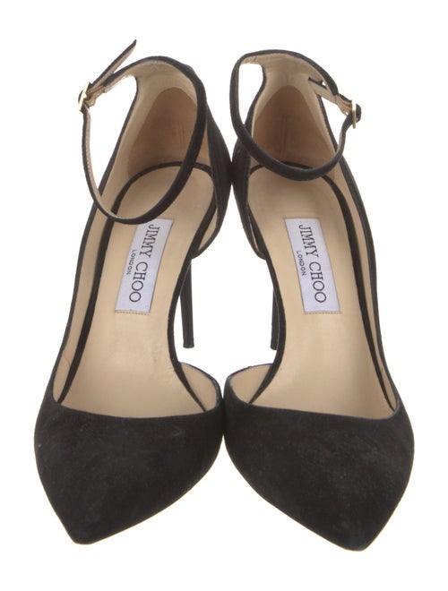 Jimmy Choo Suede D'Orsay Pumps