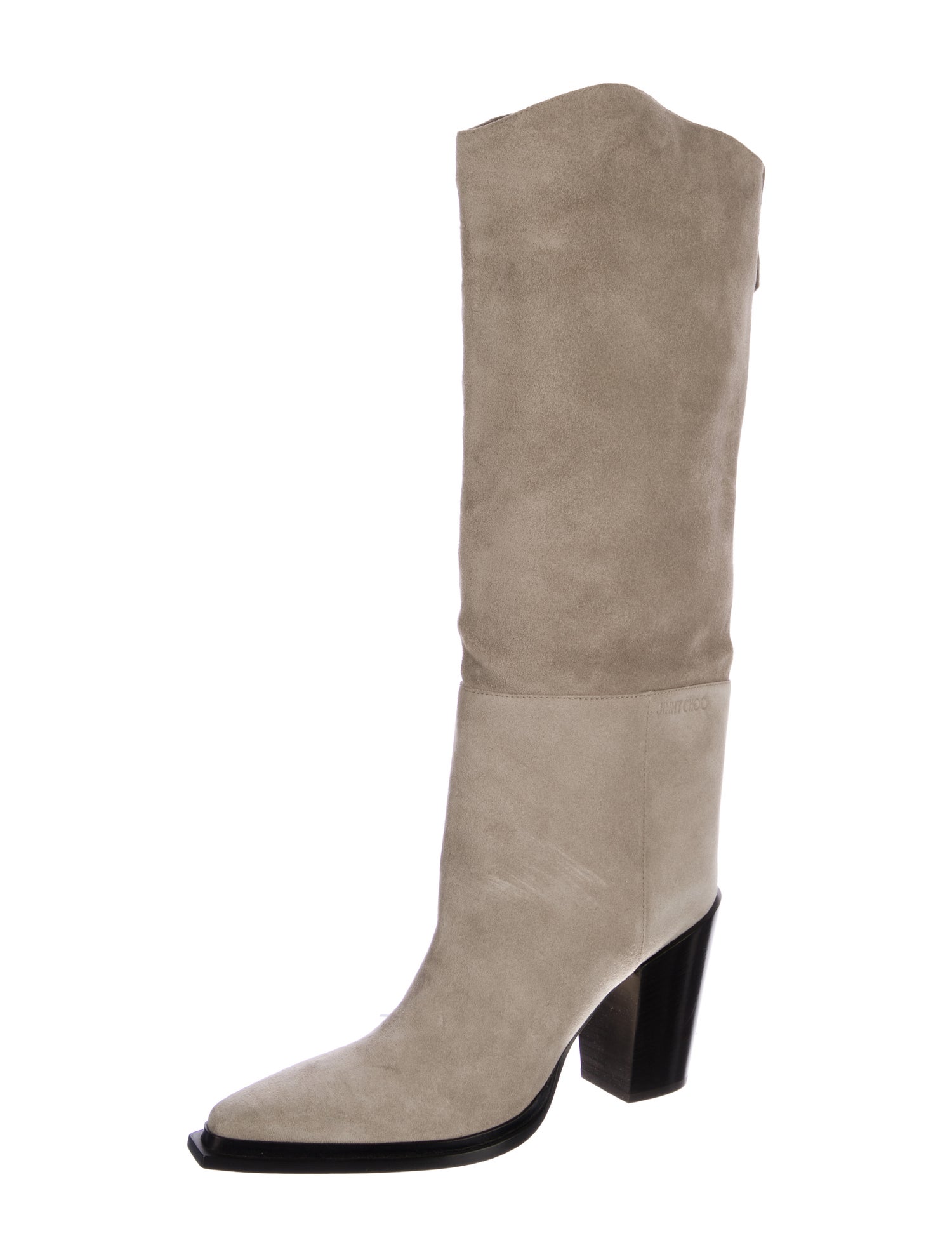 Jimmy Choo Suede Riding Boots