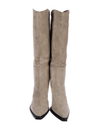 Jimmy Choo Suede Riding Boots