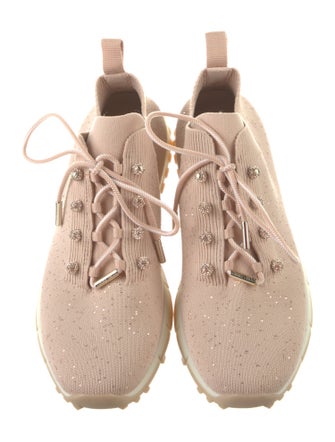 Jimmy Choo Glitter Accents Sneakers