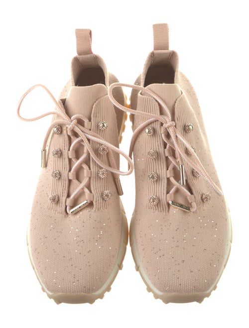 Jimmy Choo Glitter Accents Sneakers