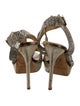 Jimmy Choo Glitter Glitter Accents Sandals