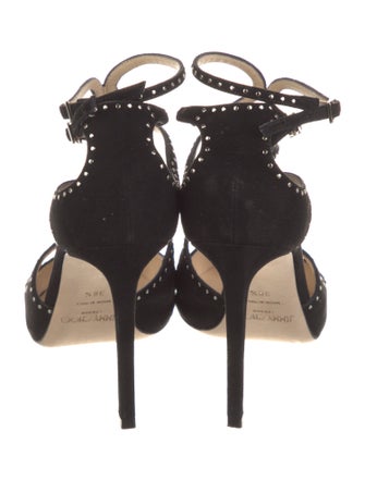 Jimmy Choo Suede Studded Accents Pumps