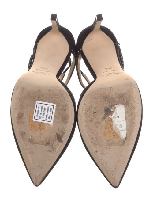 Jimmy Choo Suede Studded Accents Pumps