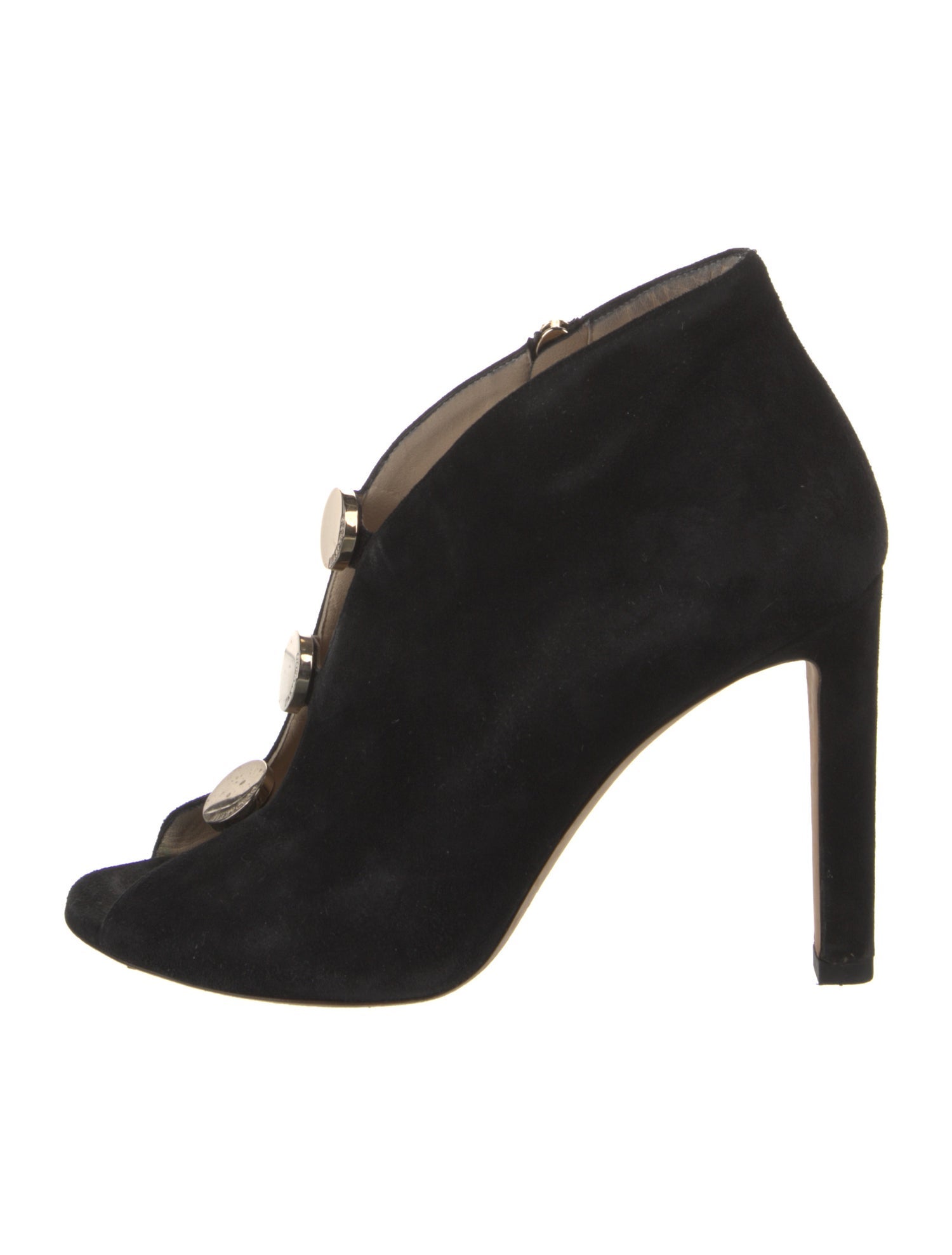 Jimmy Choo Suede Cutout Accent Pumps