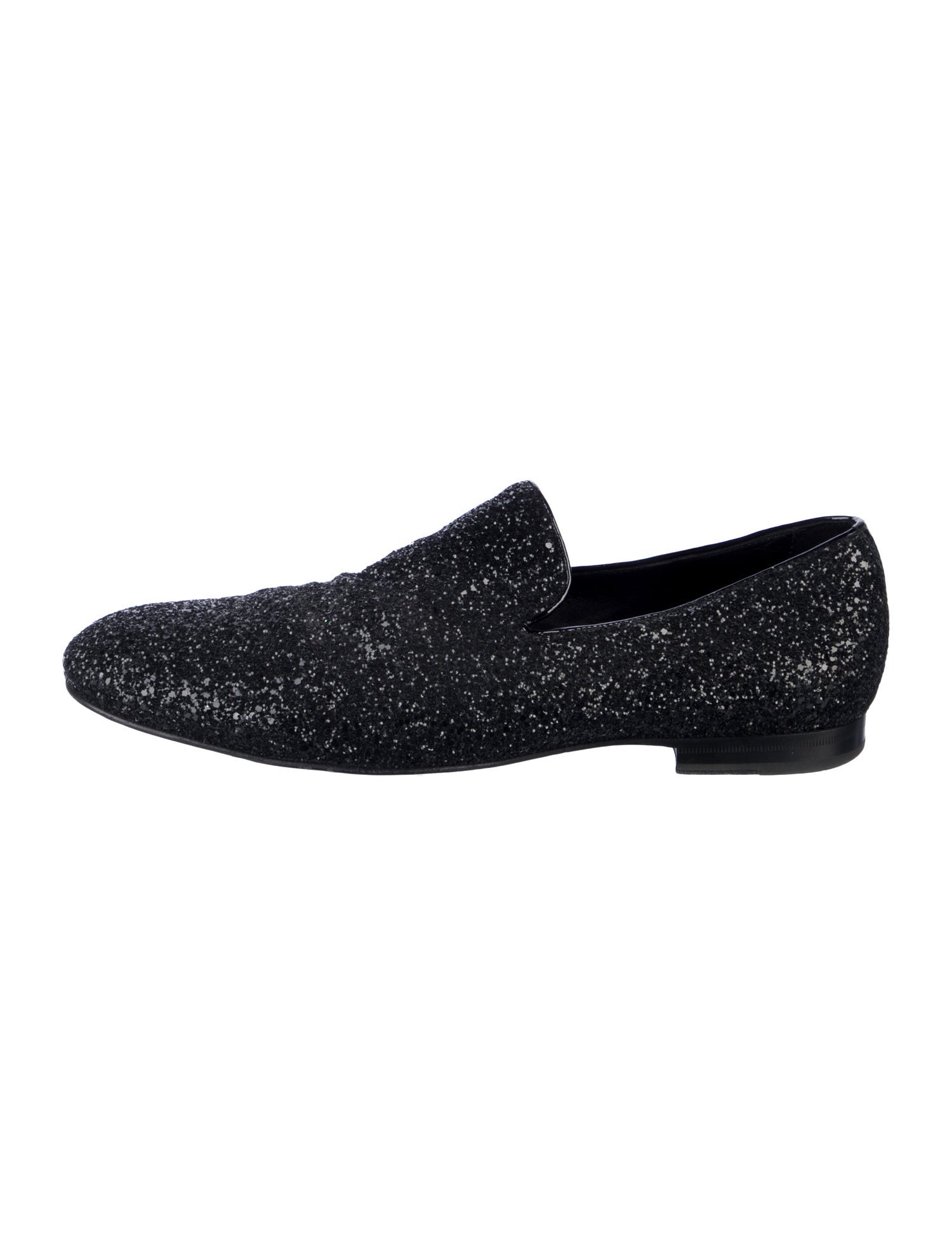 Jimmy Choo Glitter Glitter Accents Loafers
