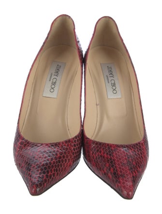 Jimmy Choo Snakeskin Animal Print Pumps