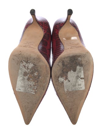 Jimmy Choo Snakeskin Animal Print Pumps