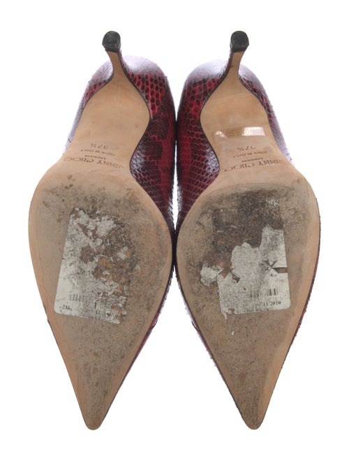 Jimmy Choo Snakeskin Animal Print Pumps
