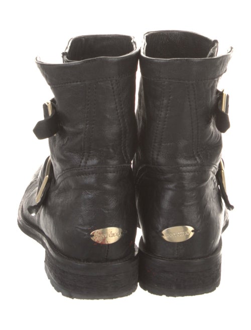 Jimmy Choo Leather Moto Boots