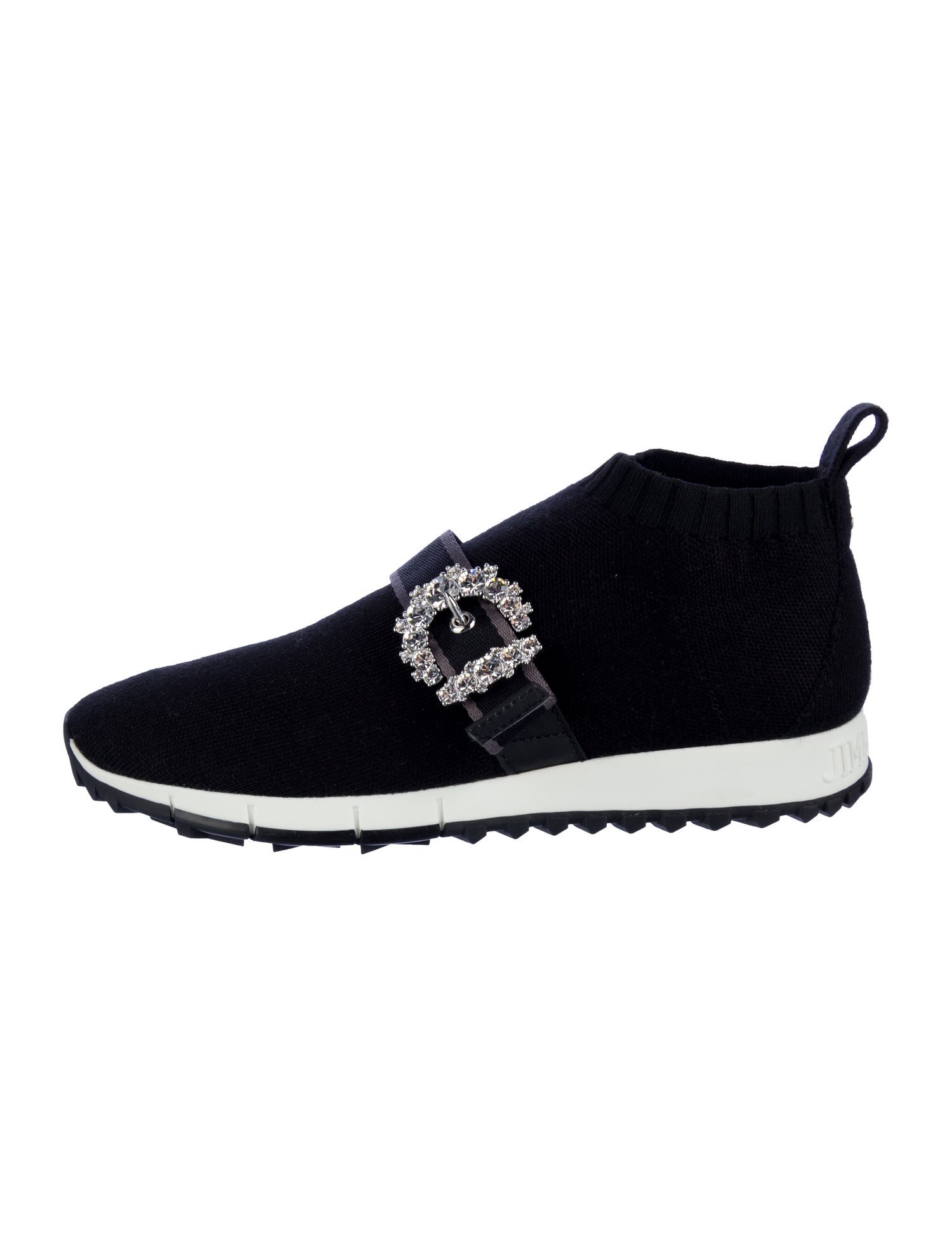 Jimmy Choo Crystal Embellishments Sock Sneakers