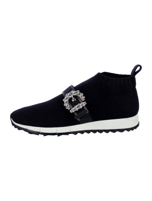 Jimmy Choo Crystal Embellishments Sock Sneakers