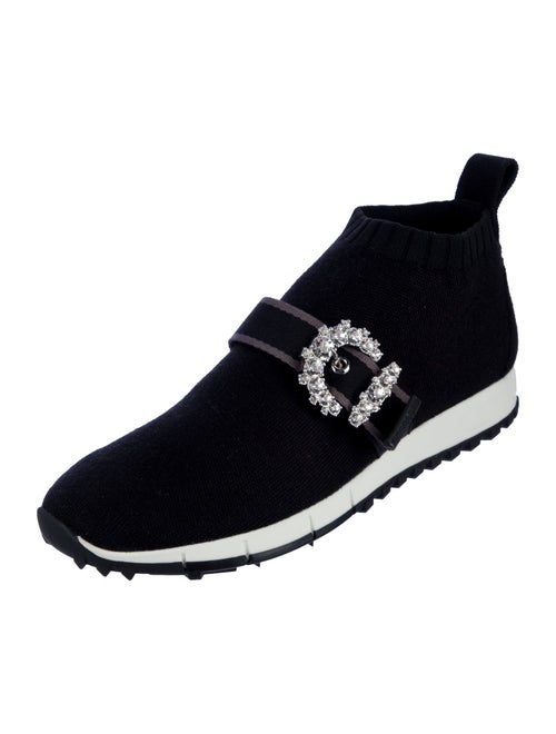 Jimmy Choo Crystal Embellishments Sock Sneakers
