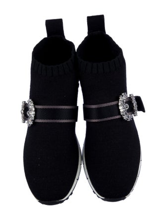 Jimmy Choo Crystal Embellishments Sock Sneakers